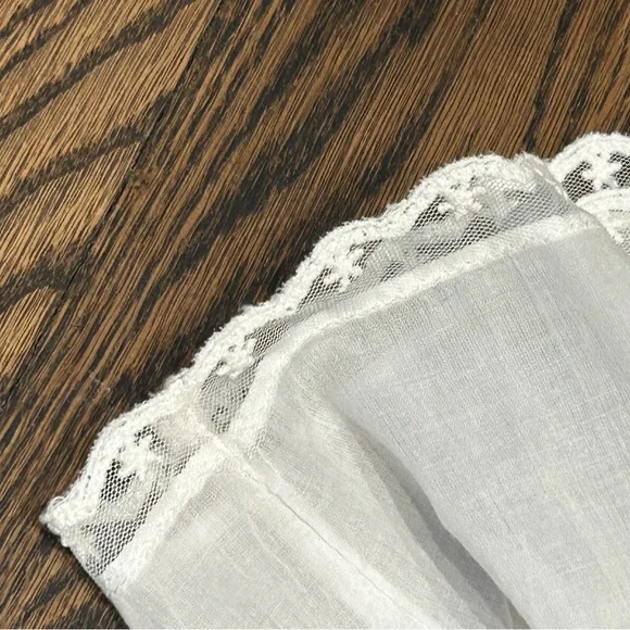 Free People Luna White Lace Sheer Blouse - Picture 6 of 12